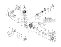 Fuel TankCrankshaftCrankcase Diagram and Parts List for FX265  Weed Eater Trimmer